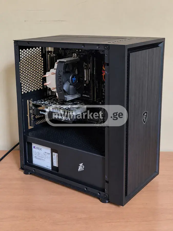 i3 9100F + GTX 1650 - Gaming PC / კომპიუტერი