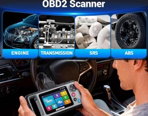 AVAPOW AV-D600 OBD2 Scanner – 4 Systems Diagnostic for Engine/Transmission/SRS/ABS, with Oil/EPB/Battery Reset, Auto VIN Car Code Reader, Lifetime WiFi Updates, Works with 7000+ Vehicles