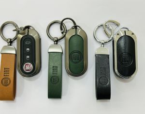 გასაღების ბუდეები fiat500 მეტალის და ტყავის - 3