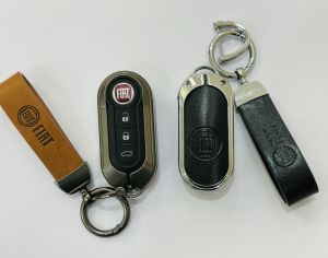გასაღების ბუდეები fiat500 მეტალის და ტყავის - 5