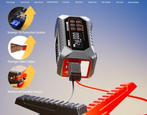 ავტომანქანის დამქოქი ,,jump starter" ჯამპ სტარტერი.  GOOLOO GT3000 100W ორმხრივი სწრაფი დამუხტვა SuperSafe 12V ბატარეა. - 3
