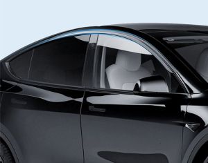 Tesla Model 3 ფანჯრის წვიმის დამცავი – Rain Visor / Weather Shield - 4