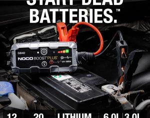 ავტომანქანის დამქოქი ,,jump starter" ჯამპ სტარტერი - ბუსტერი NOCO Boost GB40 1000A შექმნილია და ინჟინერიულია აშშ-ში. - 2