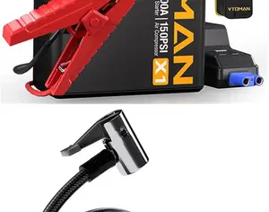 ავტომანქანის დამქოქი ,,jump starter" ჯამპ სტარტერი.  GOOLOO GT3000 100W ორმხრივი სწრაფი დამუხტვა SuperSafe 12V ბატარეა. - 9
