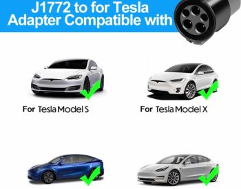 Type 1 to TESLA / J1772 to Tesla EV Charger / დამტენი - 4