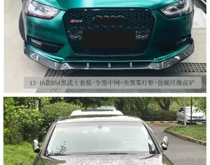 Audi A4 B8.5 2013–2016 RS4 Style Gloss Black ცხაურა / აბლიცოვკა (ახალი)