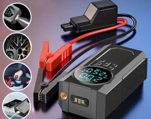 აუტომობილის დამქოქი jump starter + ნასოსი - 7