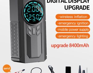 აუტომობილის დამქოქი jump starter + ნასოსი - 9