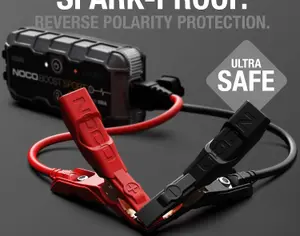 ავტომანქანის დამქოქი ,,jump starter" ჯამპ სტარტერი.  GOOLOO GT3000 100W ორმხრივი სწრაფი დამუხტვა SuperSafe 12V ბატარეა. - 3