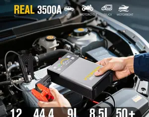 ავტომანქანის დამქოქი ,,jump starter" ჯამპ სტარტერი.  GOOLOO GT3000 100W ორმხრივი სწრაფი დამუხტვა SuperSafe 12V ბატარეა. - 2