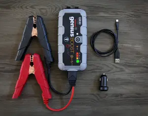 ავტომანქანის დამქოქი ,,jump starter"  ჯამპ სტარტერი - ბუსტერი  NOCO Boost  GB30 1000A ქოქავს 6.0 ლ-მდე ბენზ.   მოცულობის ძრავებსშექმნილია და ინჟინერიულია აშშ-ში. - 3