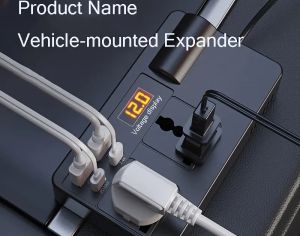 ავტომობილის ინვერტერი | 12V/24V → 220V სწრაფი დატენვით | 200W - 2