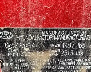 HYUNDAI Sonata 2015 2.4 - 3