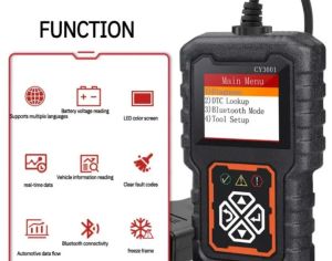 CY3001 პროფესიონალური OBD2 სკანერი - 2