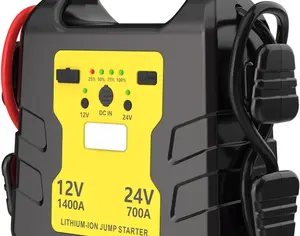 ავტომანქანის დამქოქი ,,jump starter" ჯამპ სტარტერი. GOOLOO GT3000 100W ორმხრივი სწრაფი დამუხტვა SuperSafe 12V ბატარეა. - 1