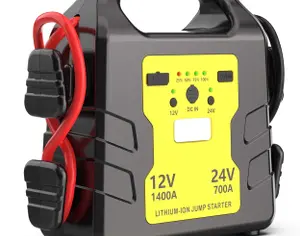 ავტომანქანის დამქოქი ,,jump starter" ჯამპ სტარტერი. GOOLOO GT3000 100W ორმხრივი სწრაფი დამუხტვა SuperSafe 12V ბატარეა. - 2