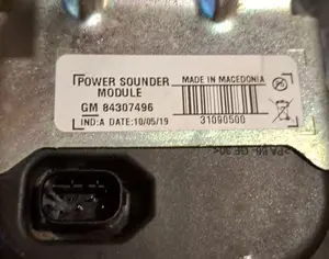 GMC Yukon  Cadillac Escalade GM theft deterrent alarm power sounder module - 3