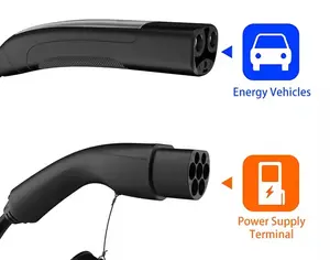 32 A დამტენი კაბელი  Type 2 to Tesla USA - 4