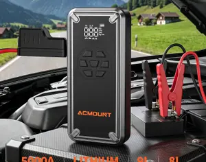 ავტომანქანის დამქოქი ,,jump starter" ჯამპ სტარტერი.  GOOLOO GT3000 100W ორმხრივი სწრაფი დამუხტვა SuperSafe 12V ბატარეა. - 7