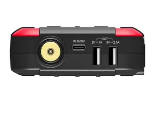 ავტომანქანის დამქოქი ,,jump starter" ჯამპ სტარტერი. GOOLOO GT3000 100W ორმხრივი სწრაფი დამუხტვა SuperSafe 12V ბატარეა. - 2