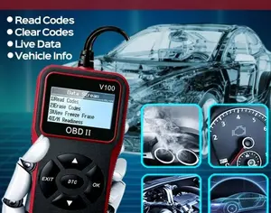 V100 OBD2 Code Reader დიაგნოსტიკური მოწყობილობა - 3