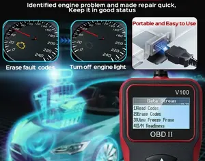 V100 OBD2 Code Reader დიაგნოსტიკური მოწყობილობა - 4