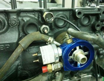 Oil Filter Sandwich Plate Adapter  - 8