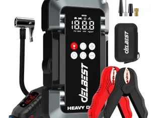 ჯამპ სტარტერი 3750 ამპერი + კომპრესორი (Delbest Q20 Heavy Duty)