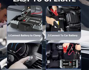ჯამპ სტარტერი 3750 ამპერი + კომპრესორი (Delbest Q20 Heavy Duty) - 6