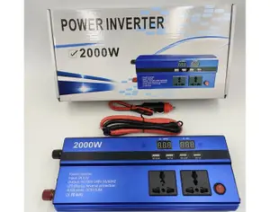 ავტომობილის დენის ინვერტერი 12V → 220V, 2000W