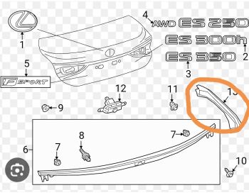 LEXUS ES 350 2019-2023 - 1