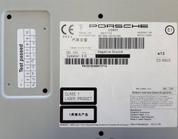 PORSCHE 911 2012-2016 - 2