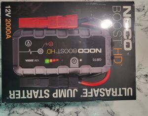 ავტომანქანის დამქოქი ,,jump starter" ჯამპ სტარტერი.  GOOLOO GT3000 100W ორმხრივი სწრაფი დამუხტვა SuperSafe 12V ბატარეა. - 9