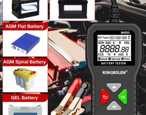 აკუმულატორის ტესტერი 6V, 12V, 24V KINGBOLEN BM550 - 7