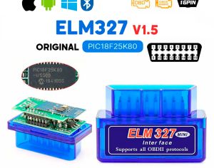 OBD2 დიაგნოსტიკური სკანერი KINGBOLEN ELM327 v1.5 - 1